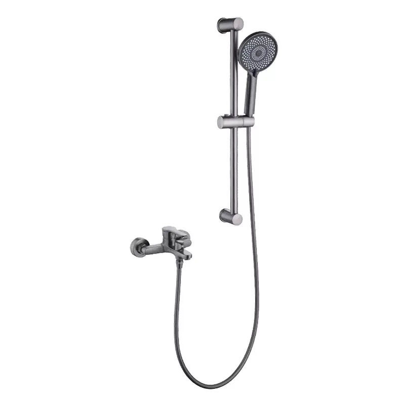 浴缸淋浴水龙头全铜冷热水混水阀家用浴室简易沐浴无顶喷花洒套装