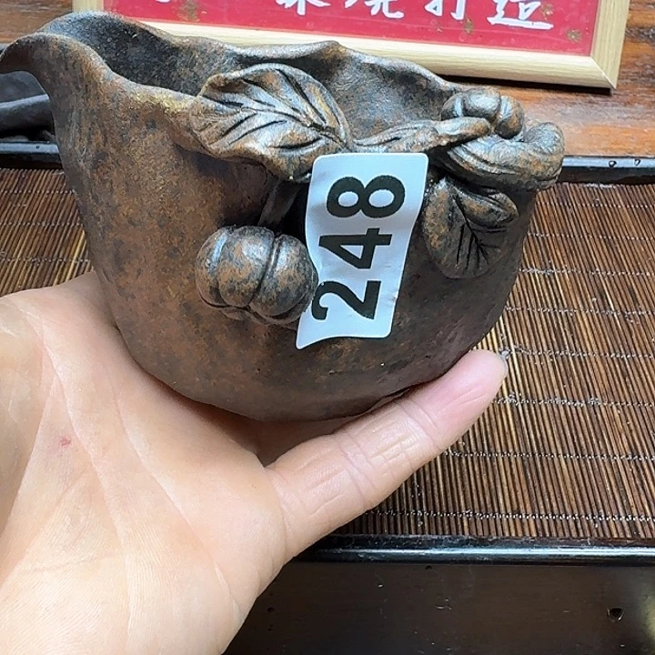 纯手工制作粗陶茶具