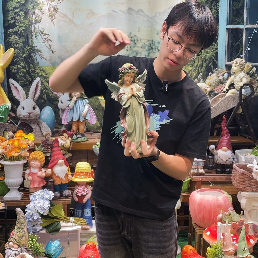 摆件花园摆件红红火火