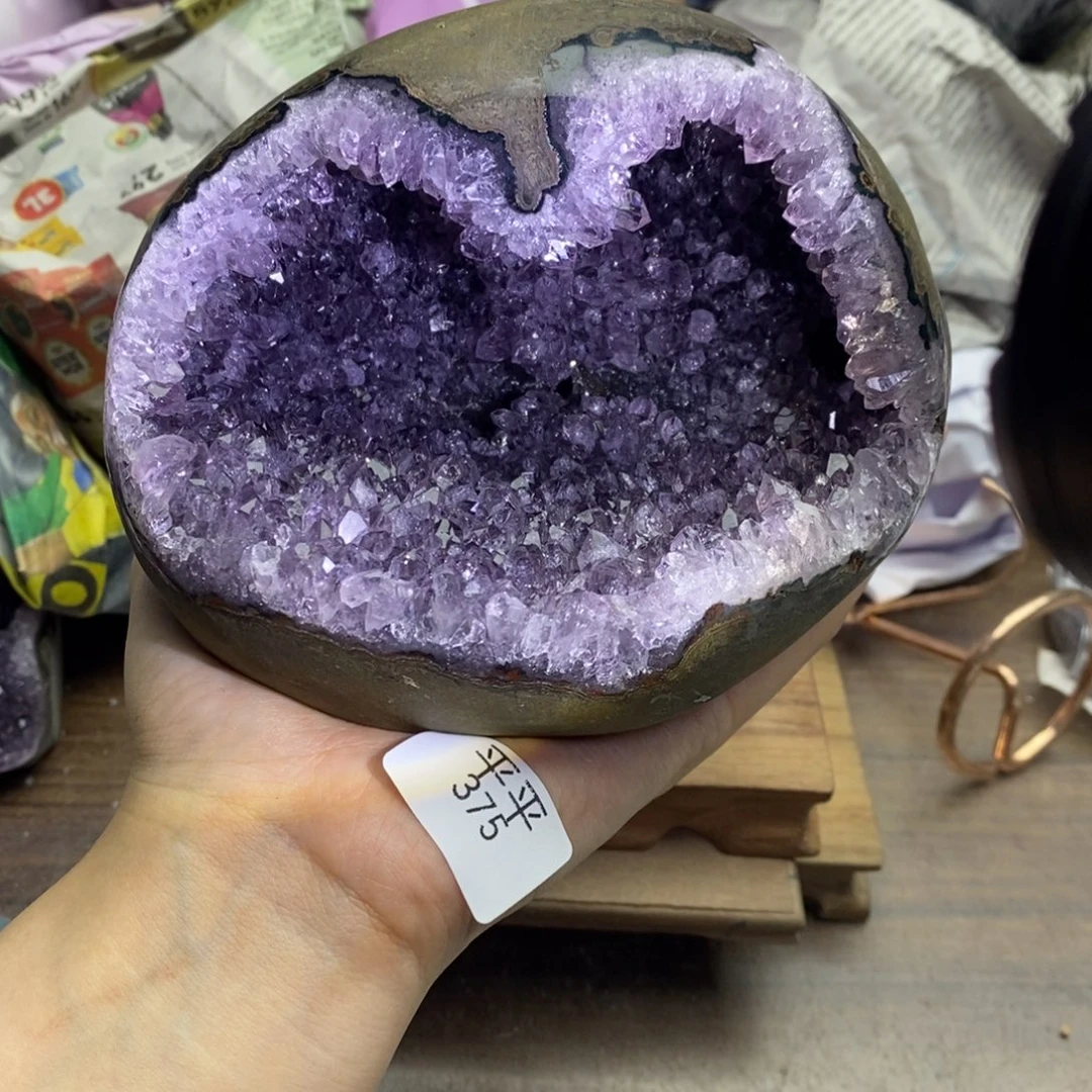 紫晶珠宝半成品未镶嵌