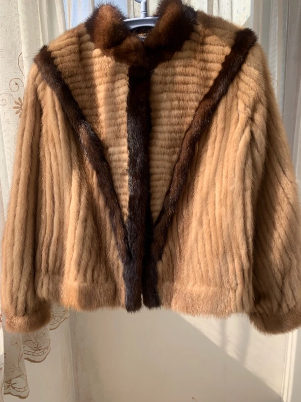 欧美进口中古皮vintage外套不退不换女款气质短款时尚皮衣外套女