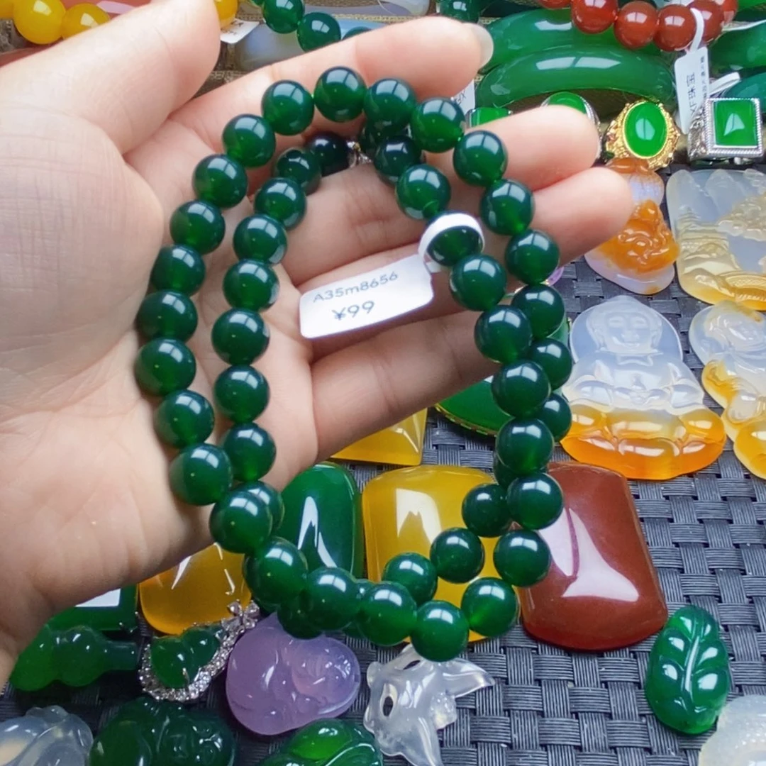 玛瑙/玉髓颈饰未镶嵌柔**水卡10