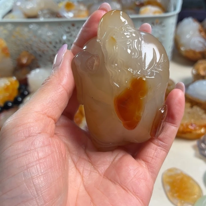 玛瑙/玉髓未镶嵌吊坠(不含链)