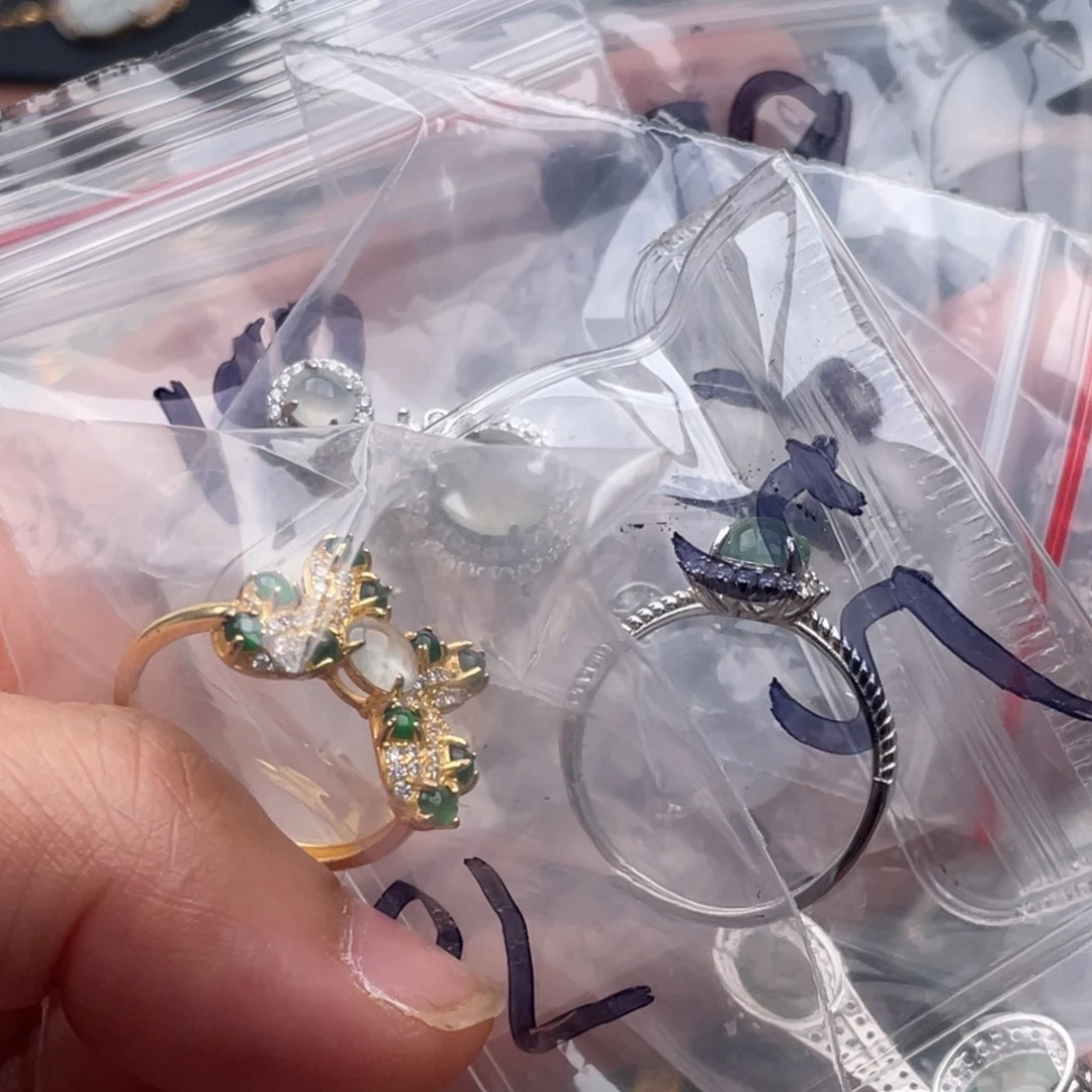 ****.翡翠银S925镶嵌吊坠(不含链)