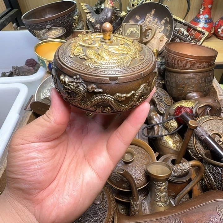 铜器办公室茶室摆件