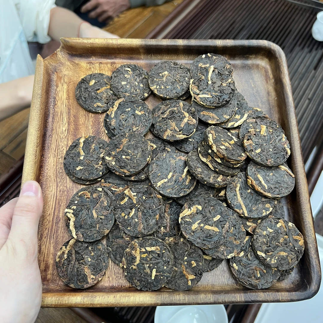 陈皮普洱 小鹿收茶 熟普+陈皮 5月26