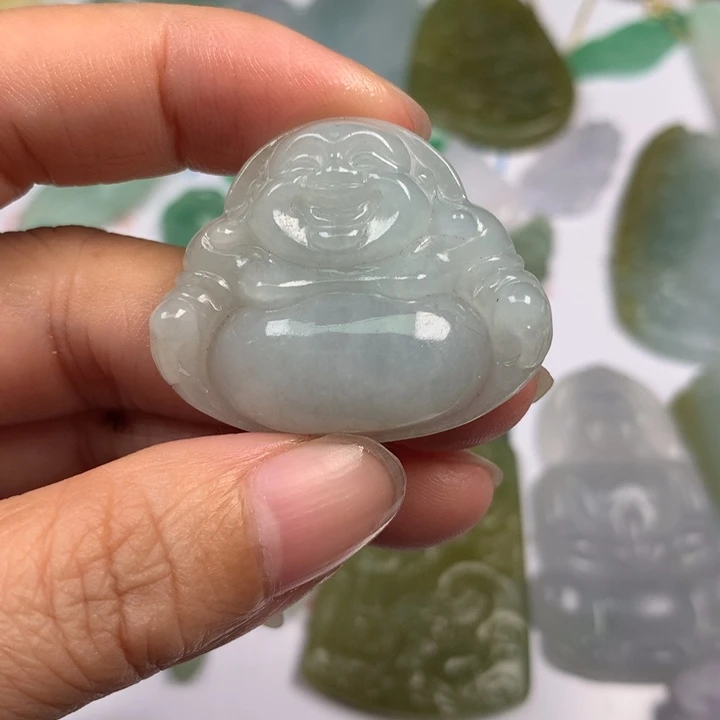F***7翡翠未镶嵌颈饰翡翠