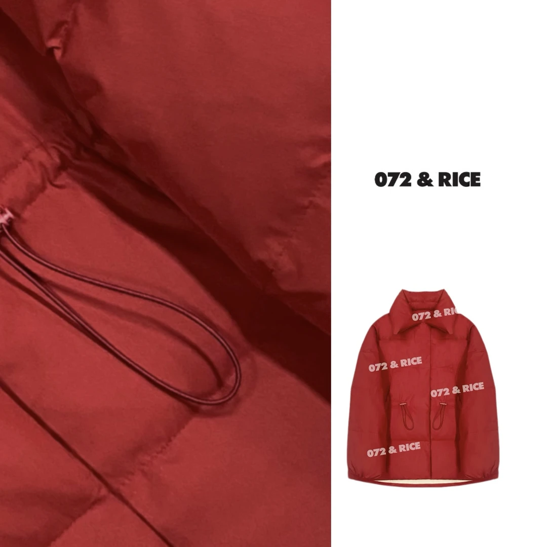 072 & RICE【如意】秋冬休闲翻领长袖白鹅绒外套 MU551