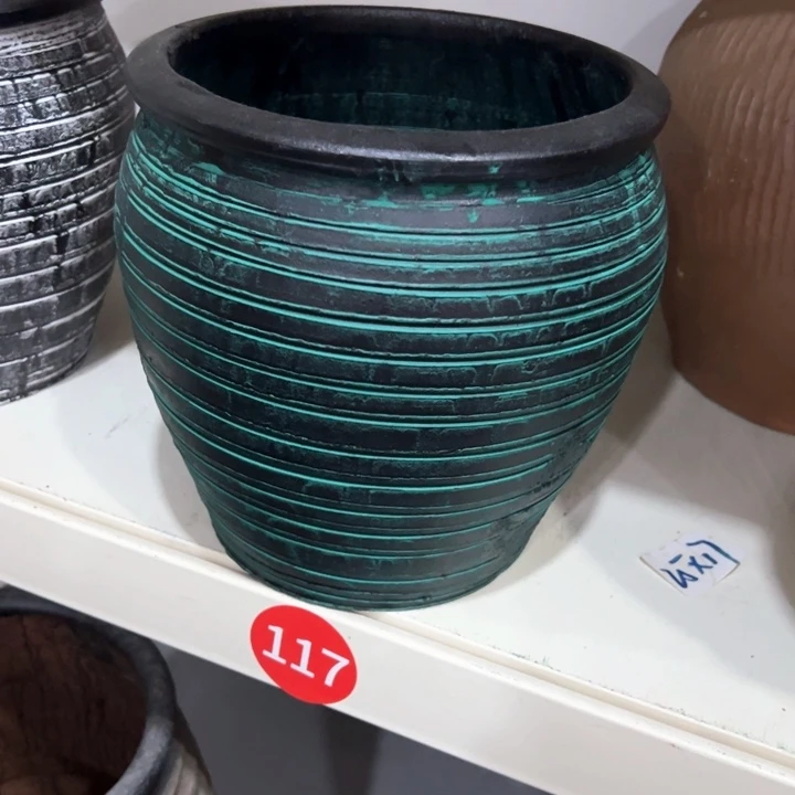 16.8-1高20口20复古绿水缸