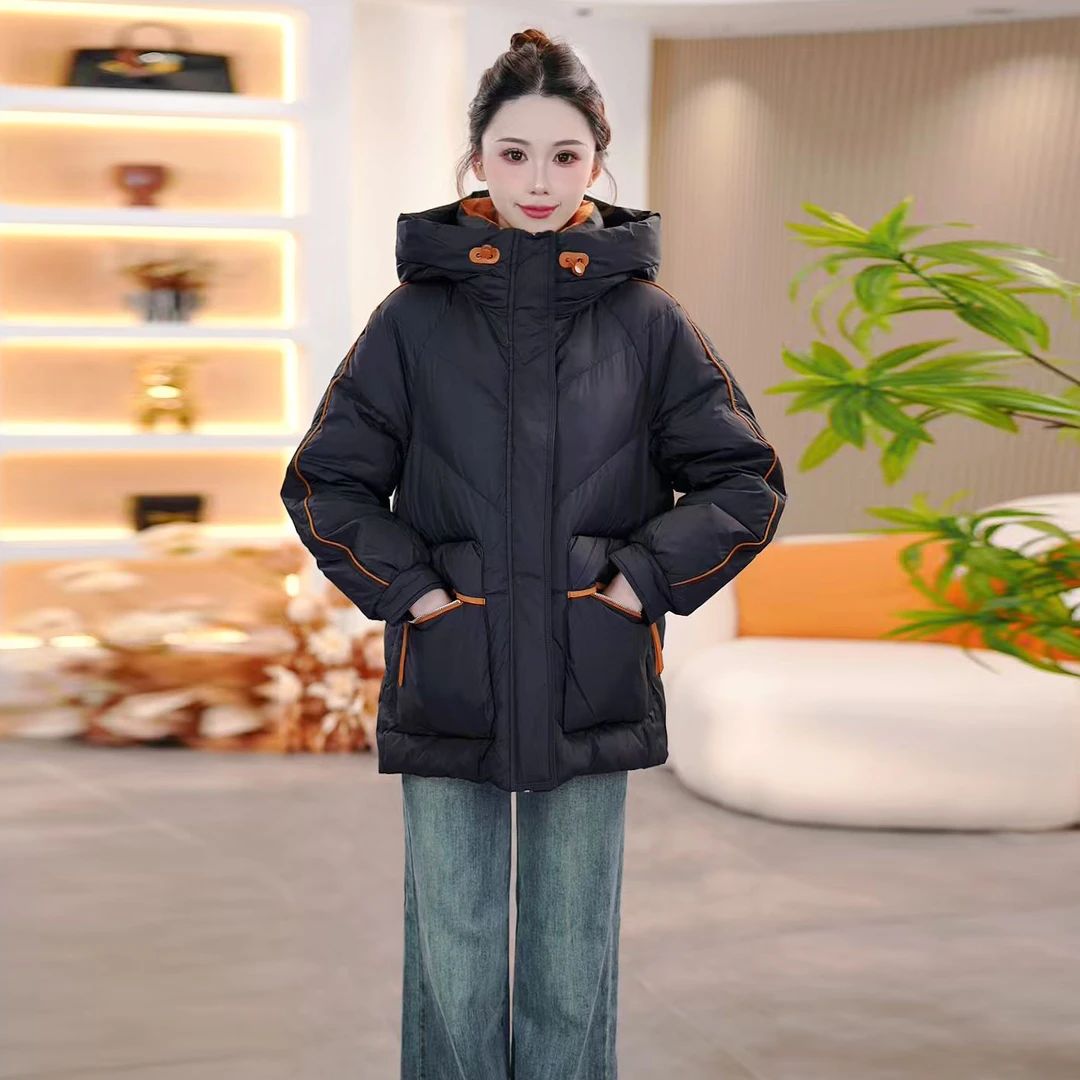 【SJYF3913】冬季新款气质90白鸭绒三防休闲保暖加厚百搭羽绒服