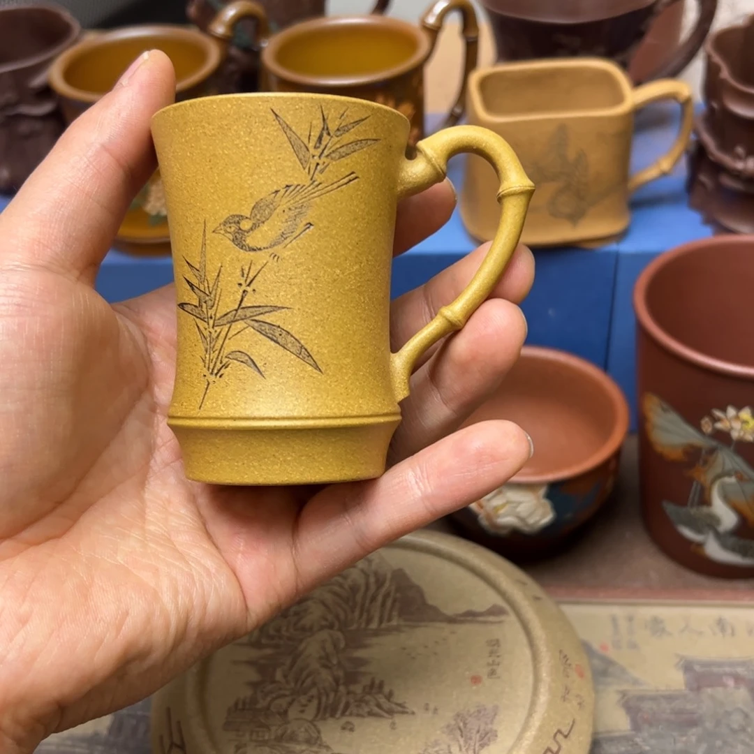 紫砂茶杯紫砂主人杯100cc