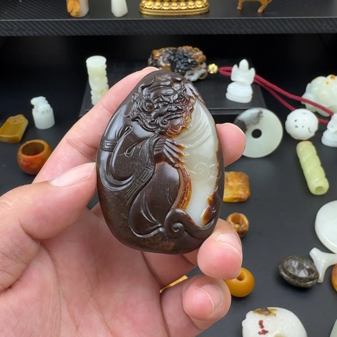 ༺***༻和田玉（糖玉）未镶嵌颈饰