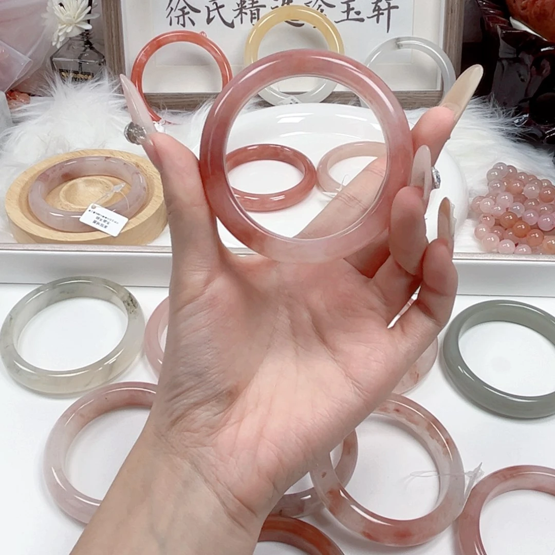未镶嵌手镯石英质玉金**鹃