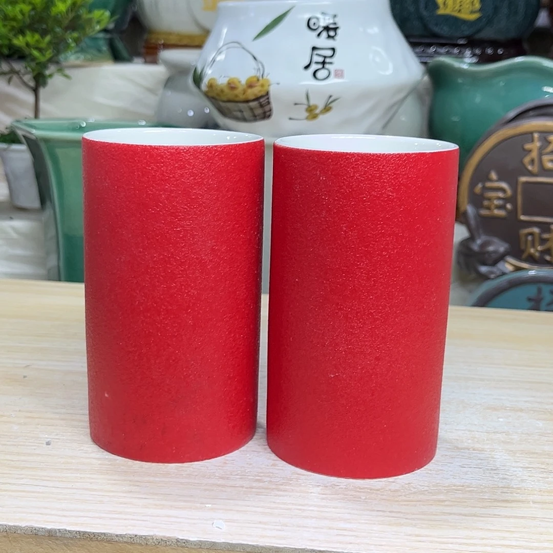 陶瓷绿植多肉微瑕花盆口径6.5*12无孔