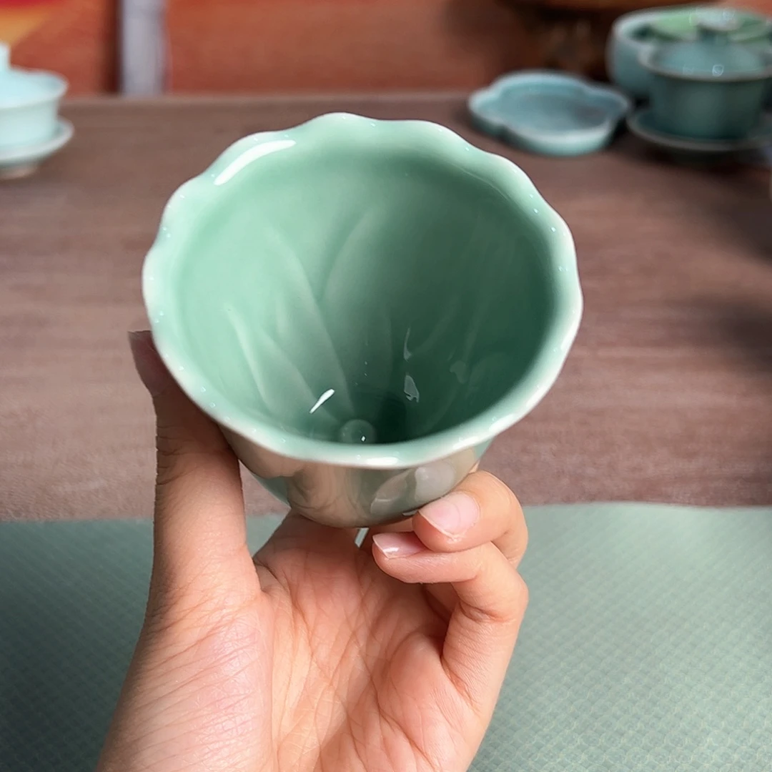 云间青瓷龙泉小米茶器