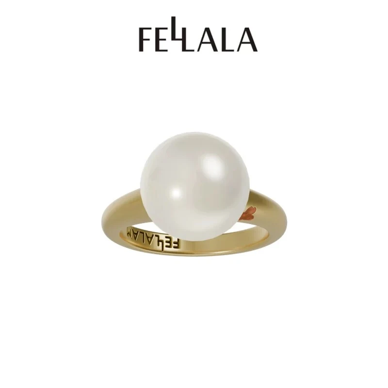 Fellala/ 翡拉拉「印象巴黎」系列大气四叶草优雅戒指