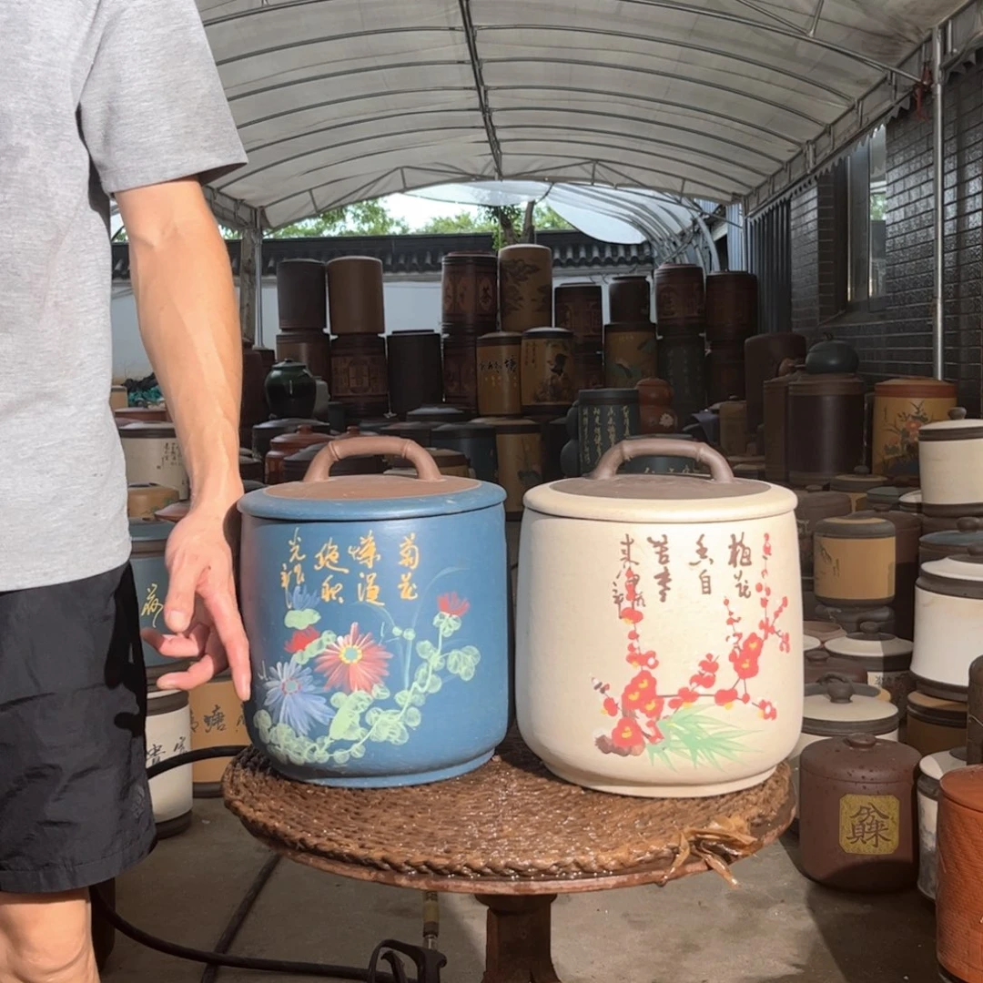 紫砂茶叶罐8 饼茶叶罐