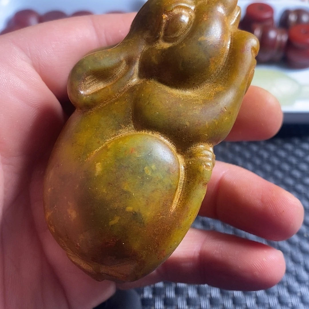 蛇纹石玉合金颈饰