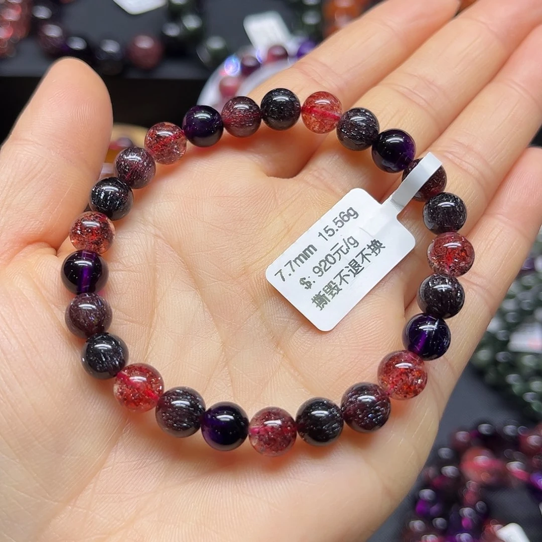 水晶手链未镶嵌天然水晶