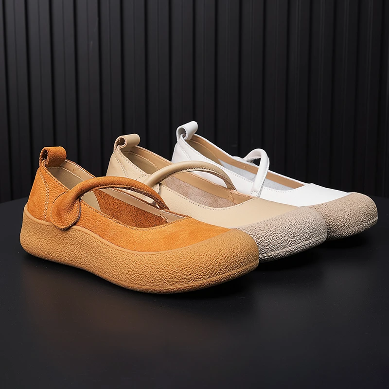 春季休闲风平跟透气秋季纯色单鞋平底清冷新中式