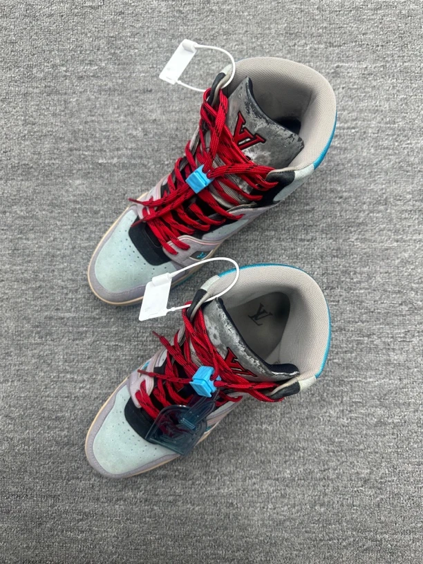 90新 LouisVuitton/路易威登 42 lv trainer 508高帮板鞋 9新