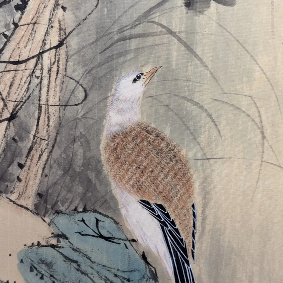 国画国画作品山水花鸟