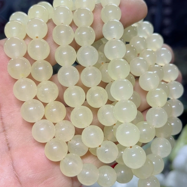 蛇纹石玉项链未镶嵌石*