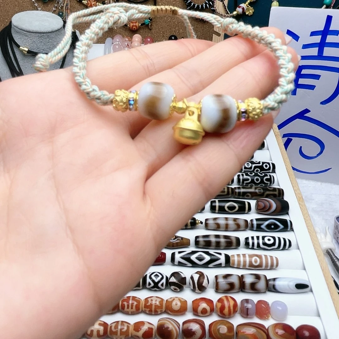 玛瑙/玉髓手链合金猫***