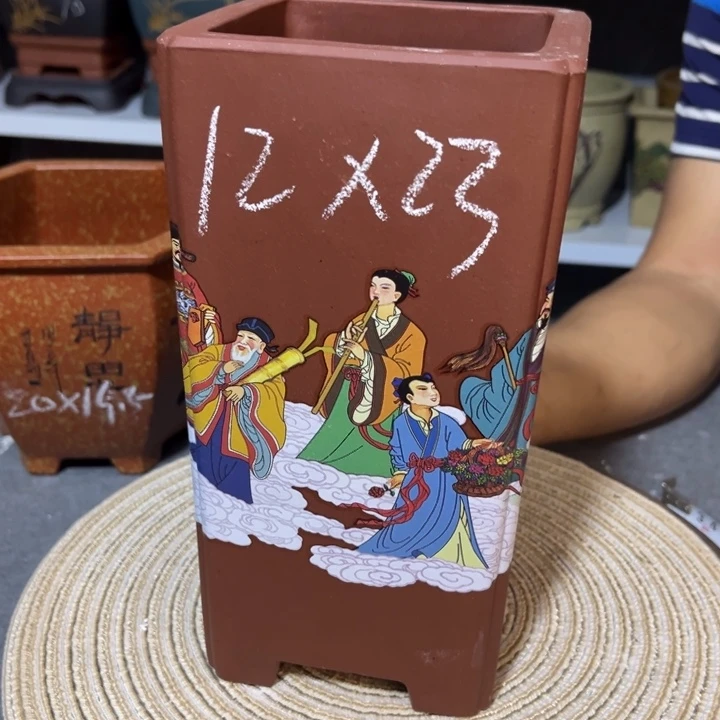 紫砂花盆紫砂花盆