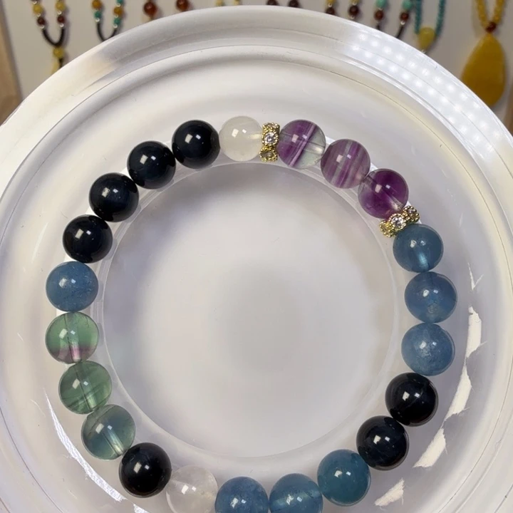 水晶未镶嵌手链多宝