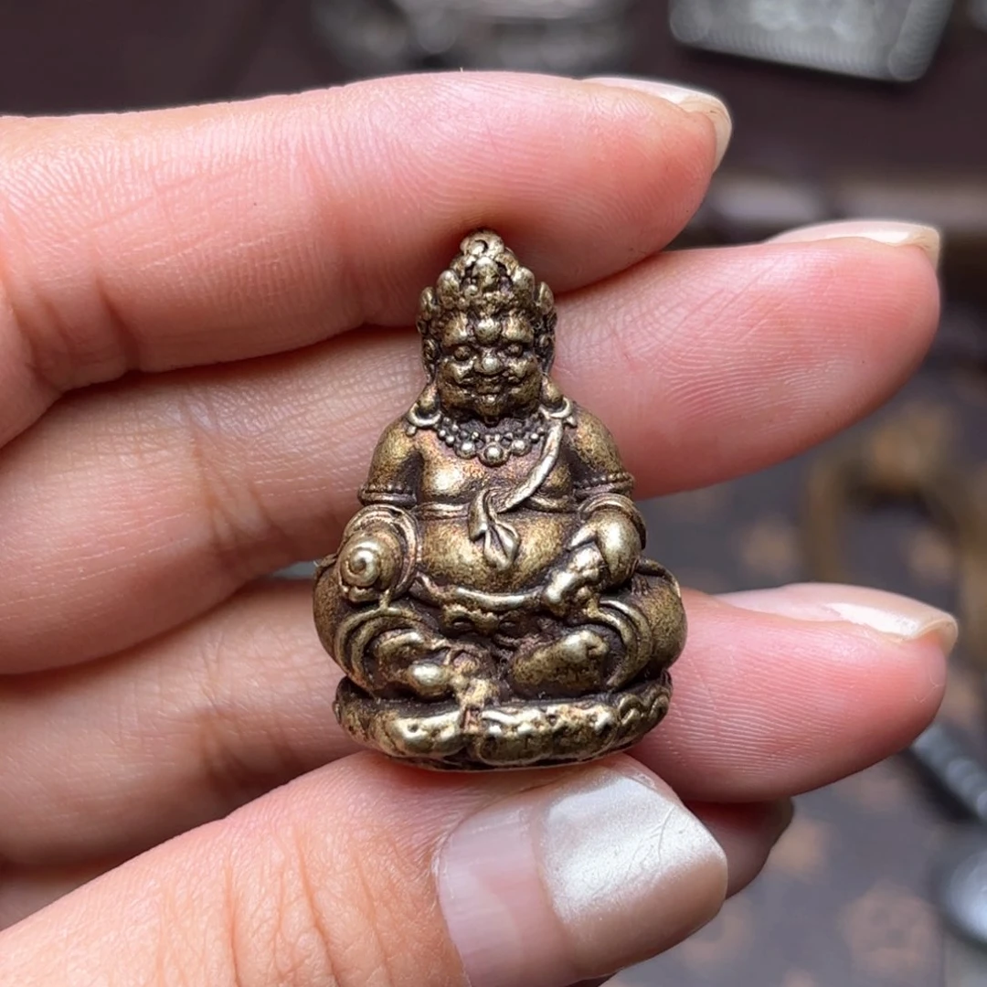 铜星月菩提吊坠项链