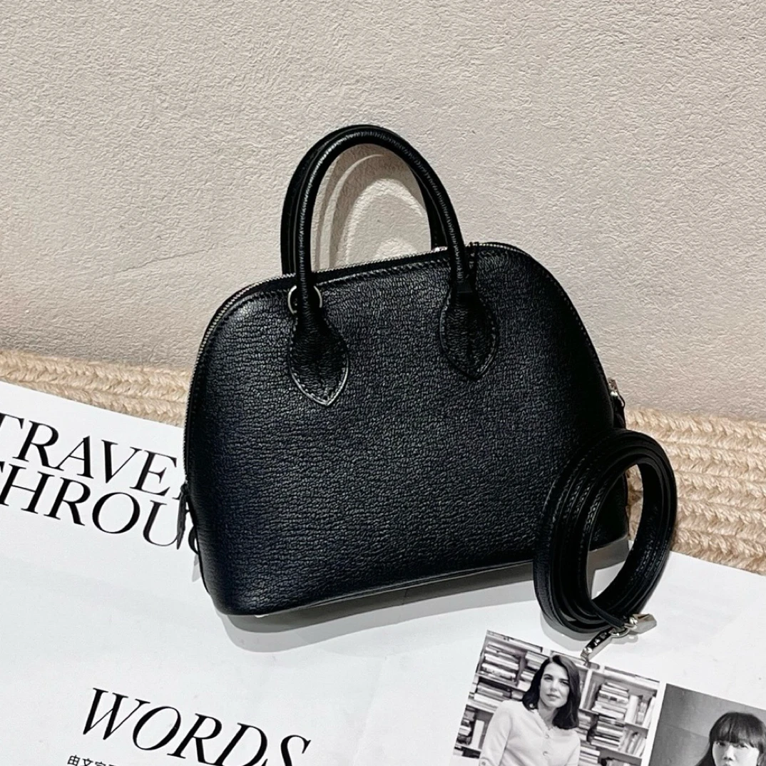 99新 Hermes/爱马仕 黑银保龄球mini K刻单肩斜挎包