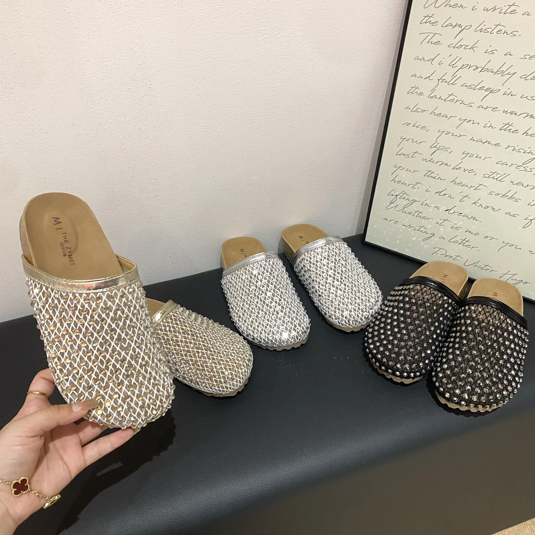 勃肯鞋夏季新款小众透气凉拖鞋女外穿拖鞋百搭软底平底韩版镂空