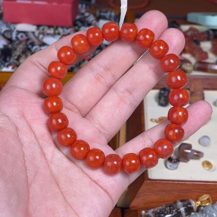 南红玛瑙未镶嵌颈饰104