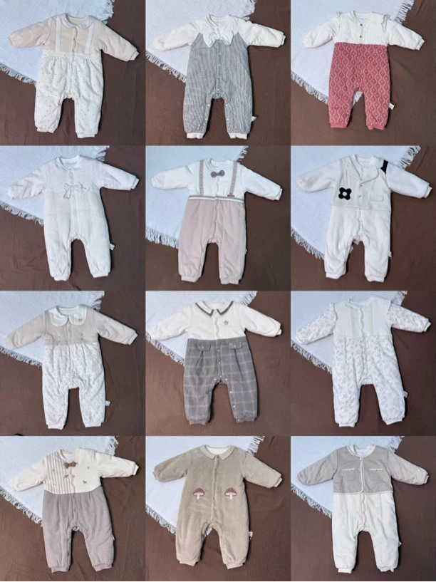 娃丽比宝宝秋冬爬服哈衣1600g合集