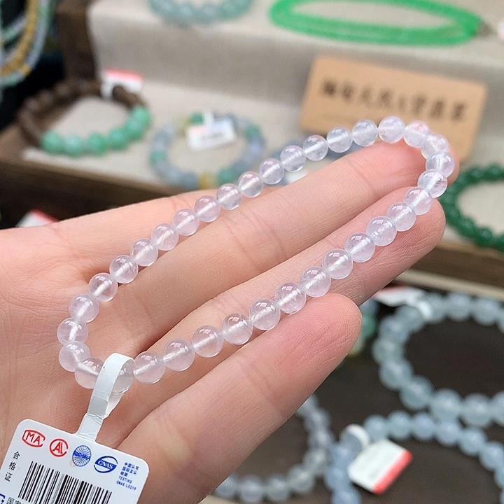 翡翠未镶嵌手链玻璃冰