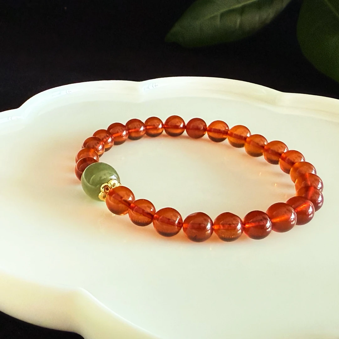 开播福利佳璐珠宝天然缅甸琥珀手串7+设计款时尚