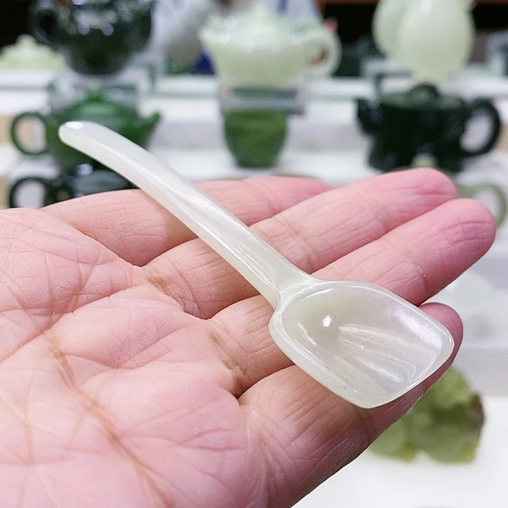 未镶嵌和田玉挂件茶铲