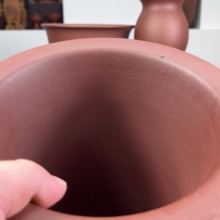 智***星花盆紫砂底槽清全手工精品盆