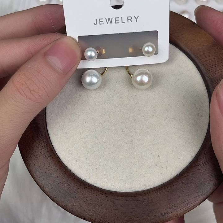 淡水珍珠天然珍珠银S925镶嵌