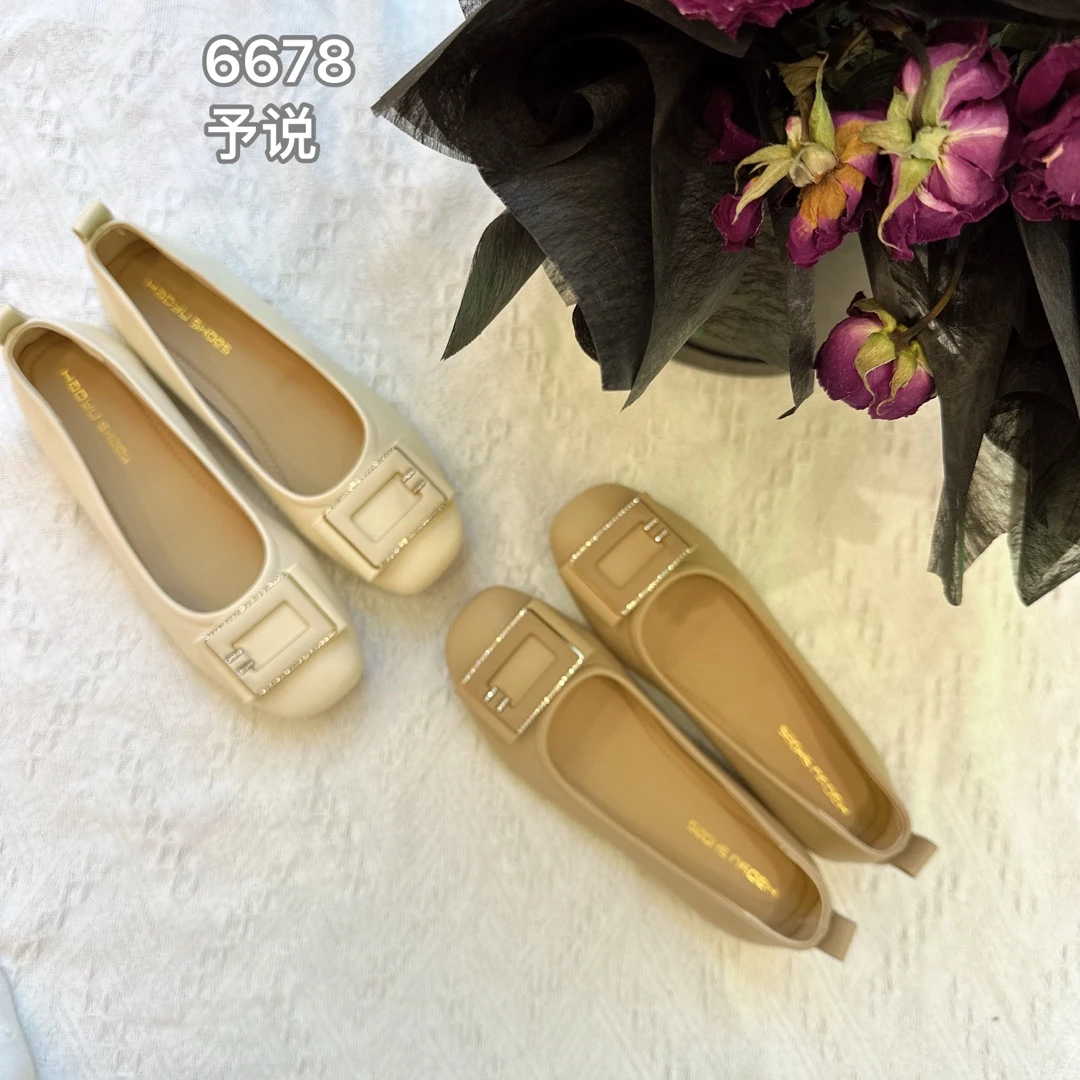 格姐家~春款软底舒适平底小瓢鞋6678(跟高2厘米）