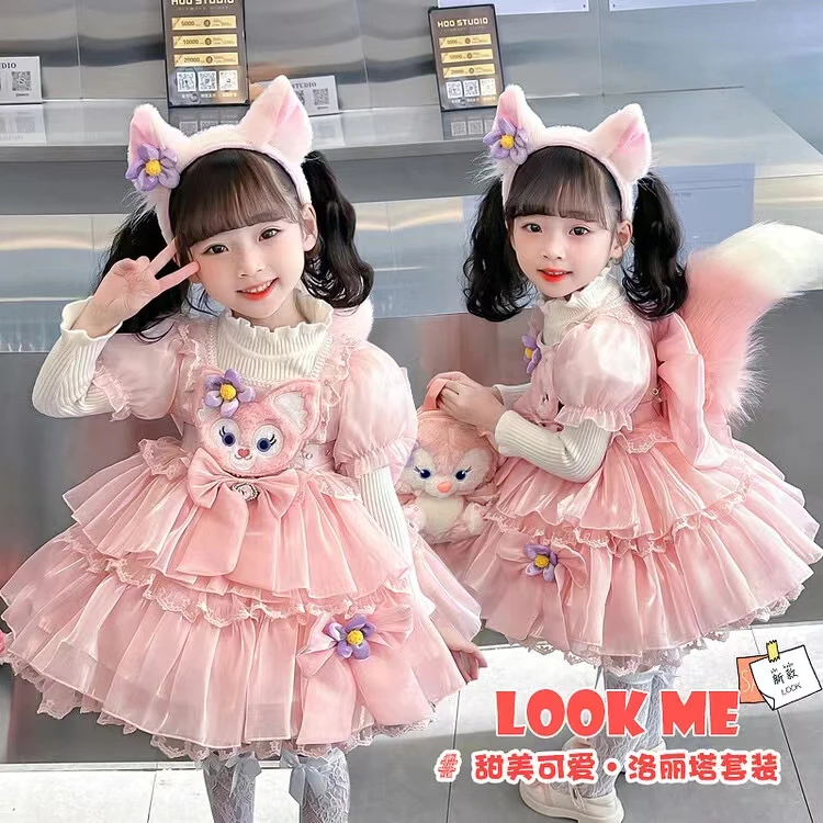 新款【明星贝儿】洛丽塔卡通新款背带裙可爱春款2025甜美萝莉春夏