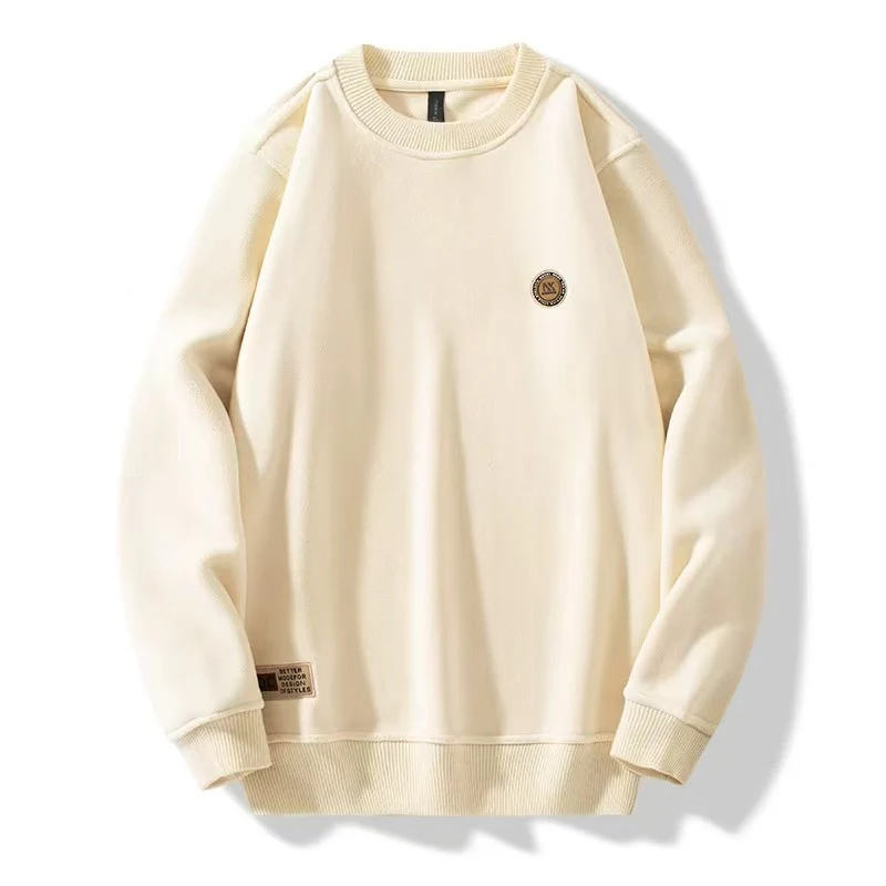 潮流时尚休闲圆领长袖毛衣-2207