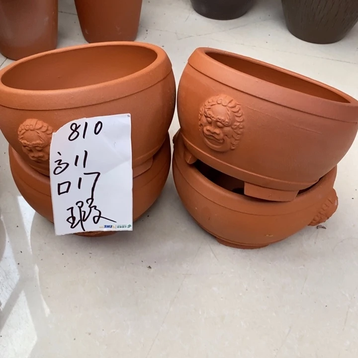 粗陶红陶绿植花盆810