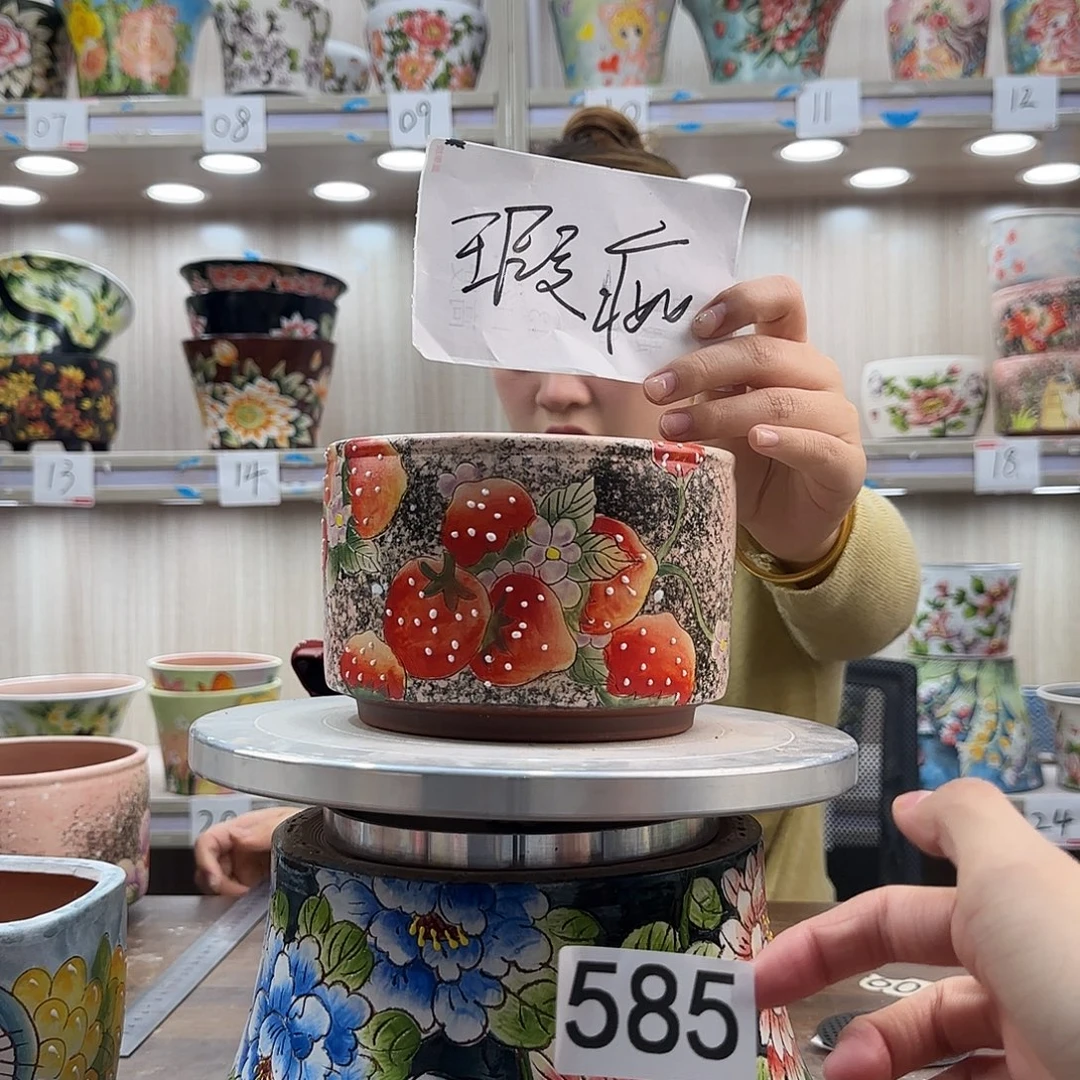 紫砂花盆瑕疵瑕疵585