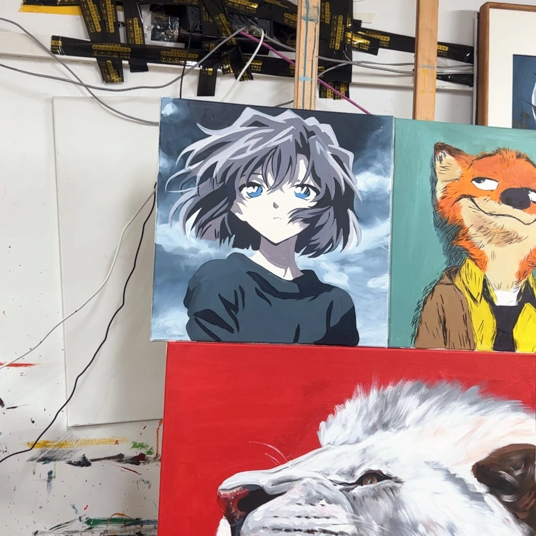 时***易丙烯画不过我们在学校