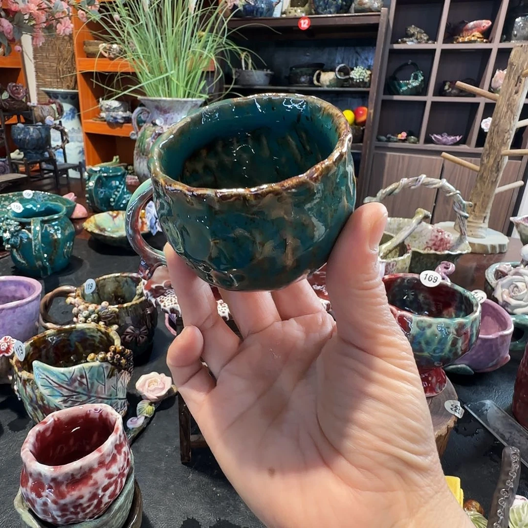 纯手工咖啡杯盘碗