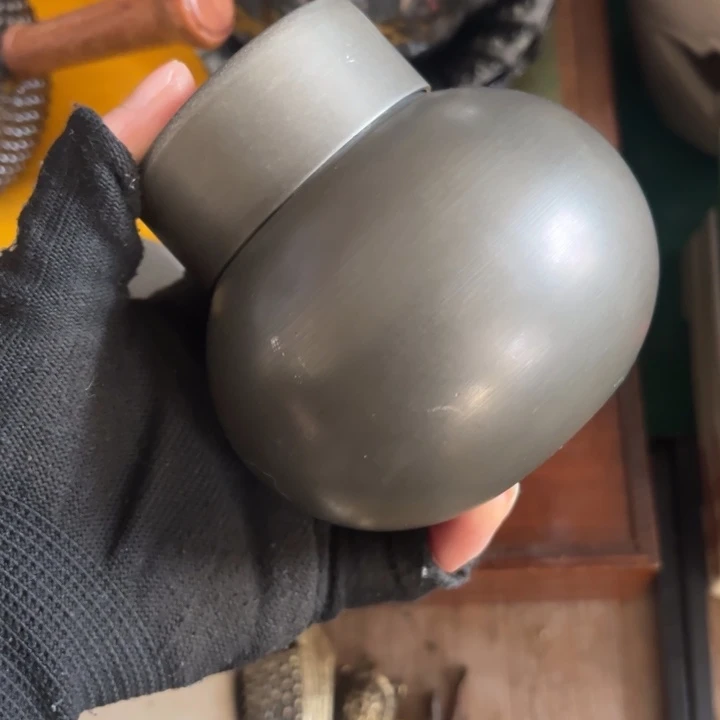 蜜安罐瓷香炉锡茶则