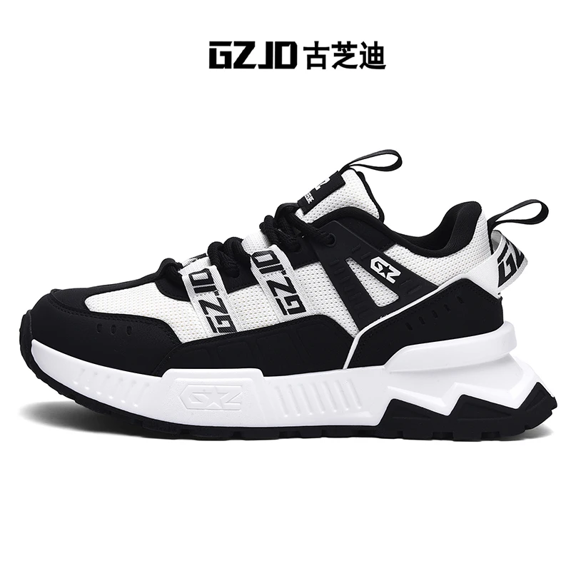 古芝迪原创早秋款户外运动休闲增高复古舒适防滑厚底耐磨男鞋增高