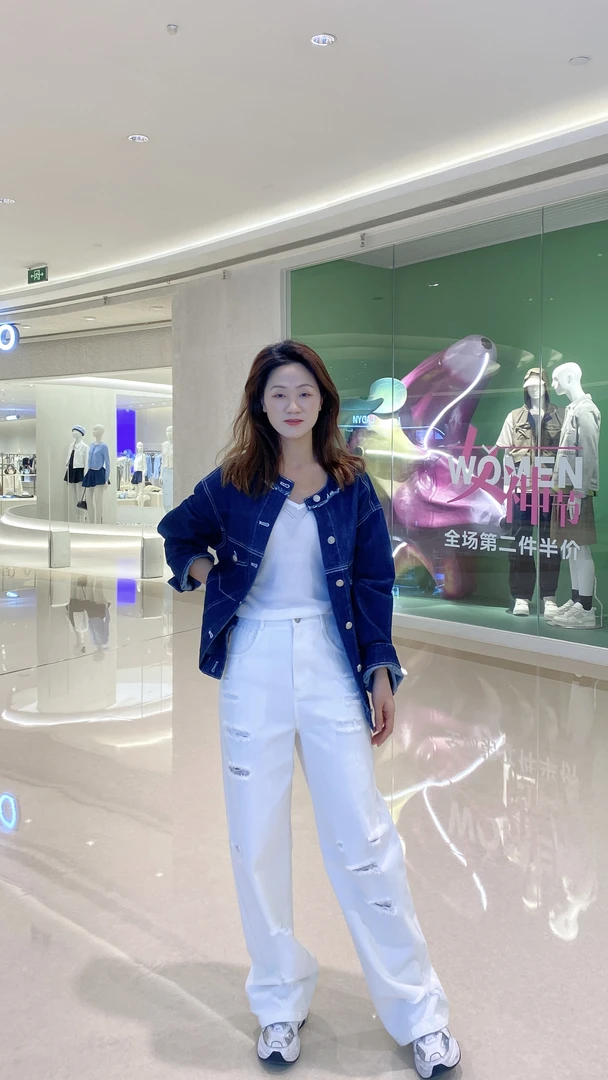 雅文 牛仔小个子短款外套1185